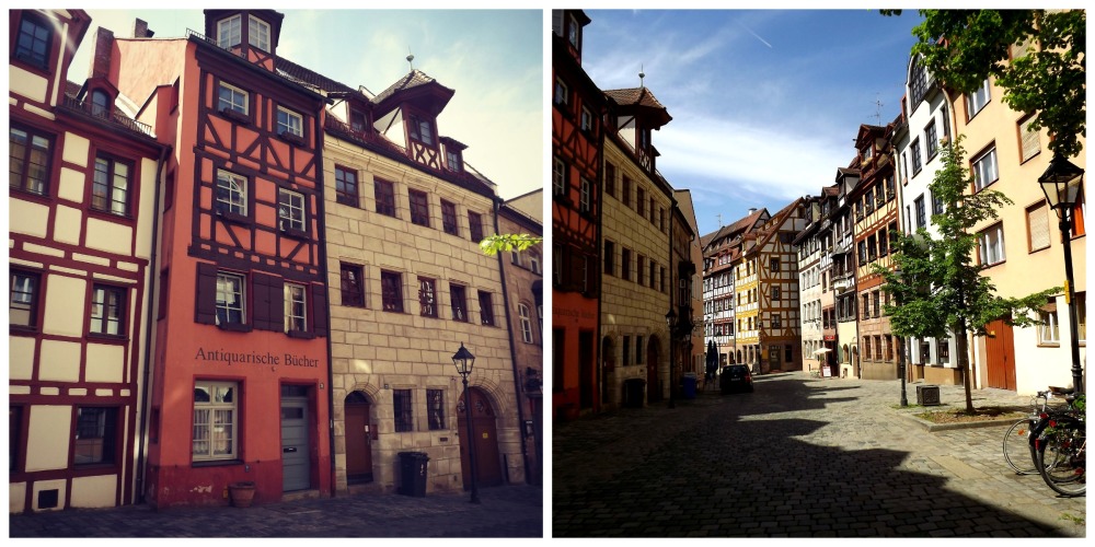Antique_bucher Collage.jpg, Germany, antique books, cobble stone streets, architecture, brouhaha-access